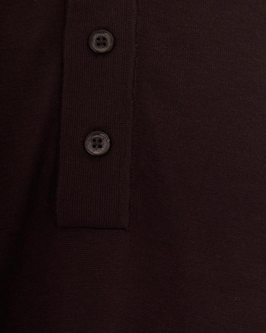 26SS 파올로 페코라 폴로 티셔츠 A006F2002345 BROWN - PAOLO PECORA