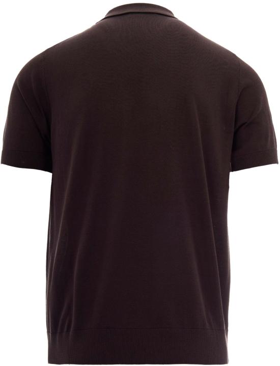 26SS 파올로 페코라 폴로 티셔츠 A006F2002345 BROWN - PAOLO PECORA
