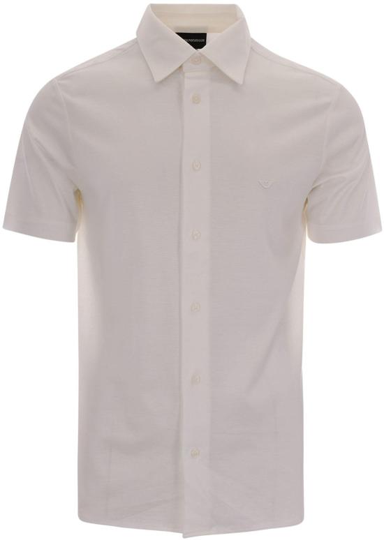 26SS 엠포리오 아르마니 반팔 셔츠 EM004603AF10017U0003 WHITE