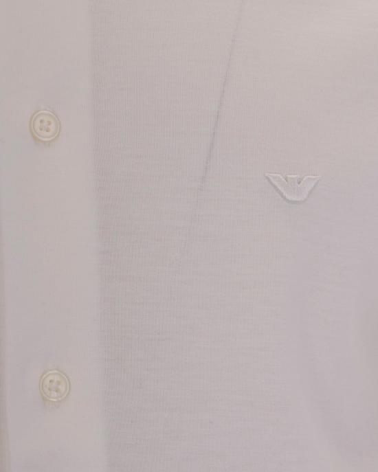 26SS 엠포리오 아르마니 반팔 셔츠 EM004603AF10017U0003 WHITE - EMPORIO ARMANI