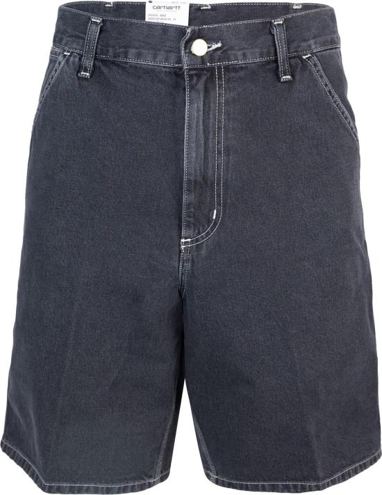 26SS 칼하트 심플 쇼츠 I0333338960 BLACK