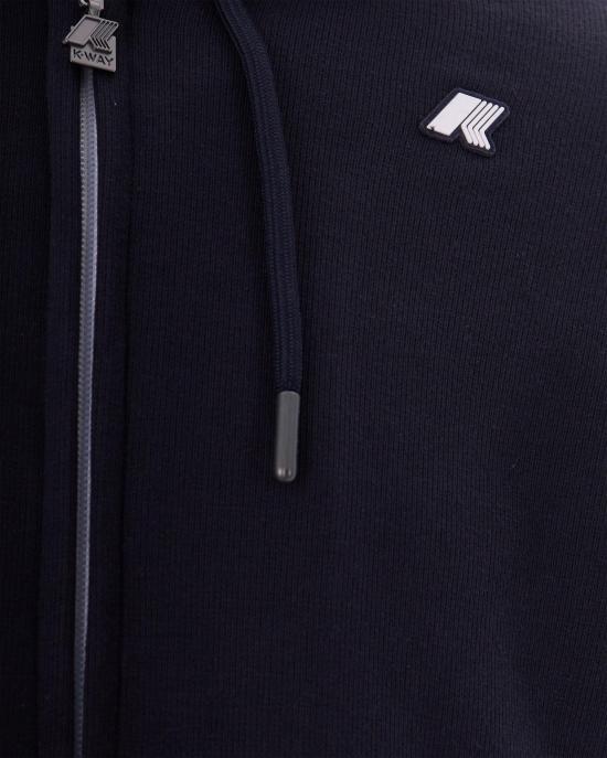 26SS 까웨 후드 티셔츠 K31364WK89 NAVY - K-WAY