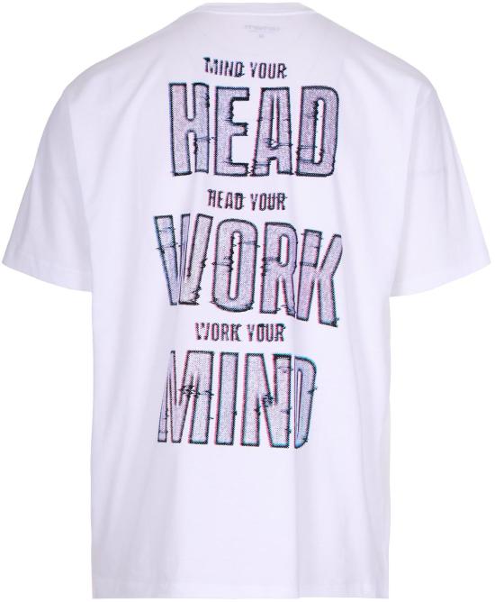 26SS 칼하트 숏슬리브 마인드 유어 헤드 티셔츠 I03600002XX WHITE - CARHARTT