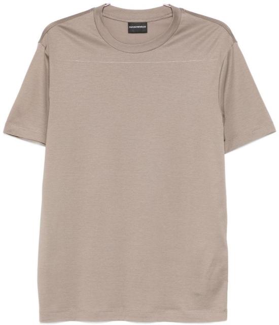 26SS 엠포리오 아르마니 반팔 티셔츠 EM006691AF10017U8049 TAUPE