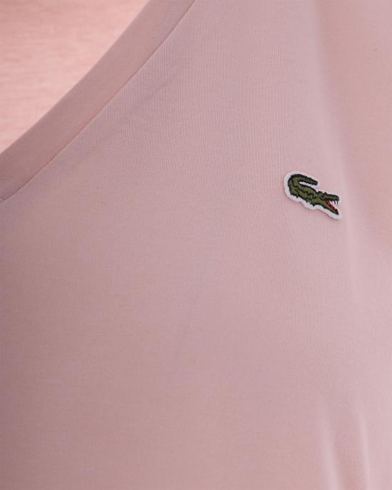 26SS 라코스테 반팔 티셔츠 TF7300ADY PINK - LACOSTE
