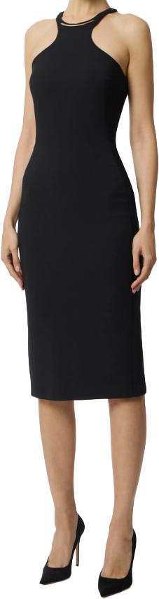 26SS 엘리자베타프랜치 미디 원피스 AB91761E2110 BLACK - ELISABETTA FRANCHI