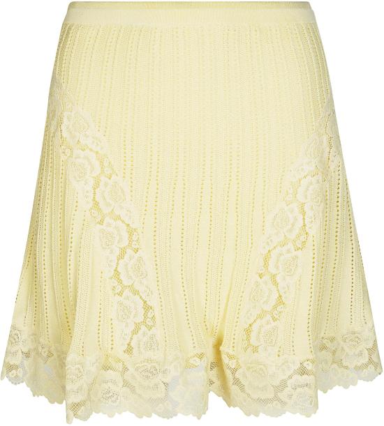 26SS 셀프 포트레이트 미디 스커트 SS26049SKY YELLOW