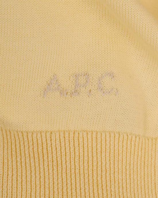 26SS 아페쎄 가디건 COEZJF22330DAB YELLOW - A.P.C.