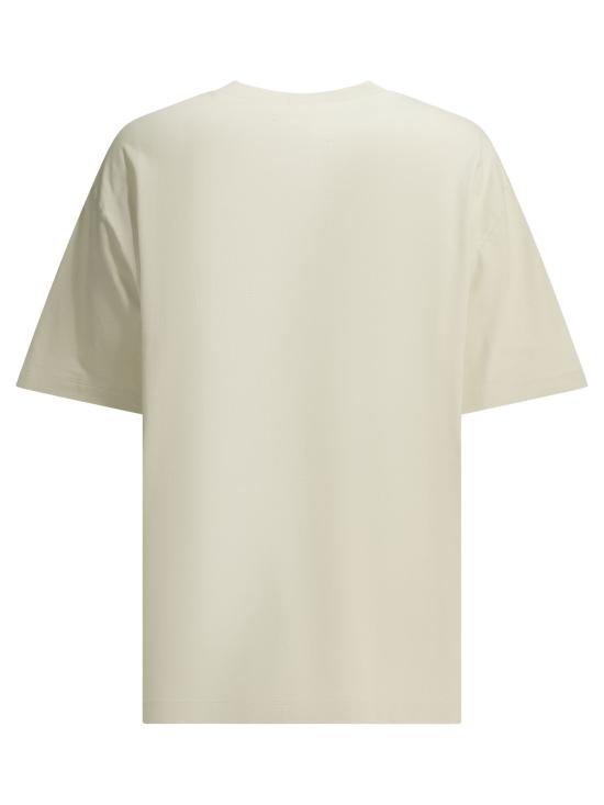26SS 마르지엘라 자수 로고 티셔츠 S50GC0705S24567103 White - MAISON MARGIELA
