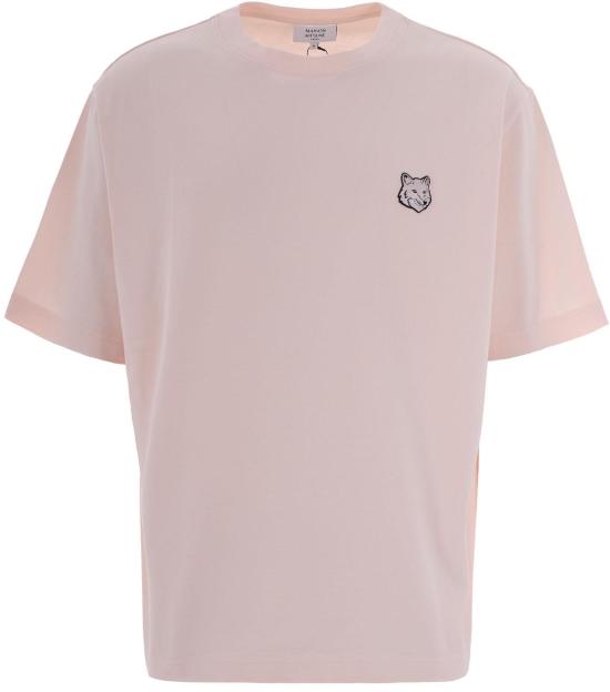 26SS 메종키츠네 폭스 헤드 오버사이즈 티셔츠 PM00109KJ01190448 PINK