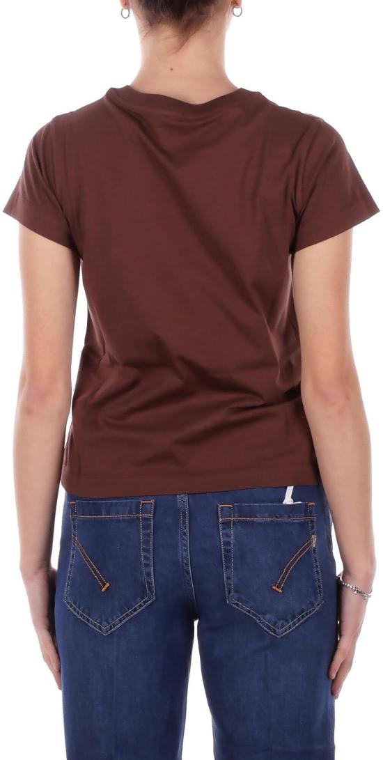 26SS 핑코 반팔 티셔츠 100373A34FL78 BROWN - PINKO