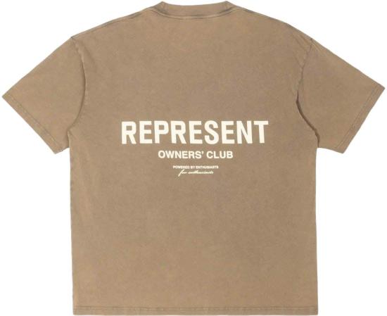 25FW 리프레젠트 반팔 티셔츠 OCM41114016 BROWN - REPRESENT