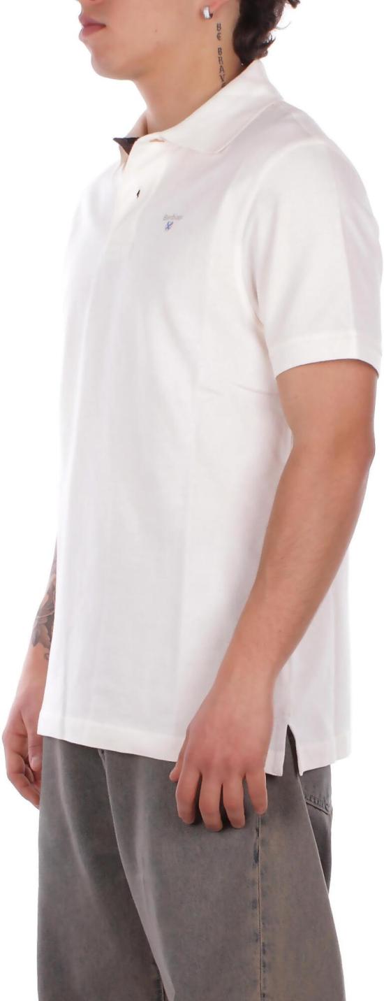 26SS 바버 폴로 티셔츠 MML0012MMLWH71 WHITE - BARBOUR