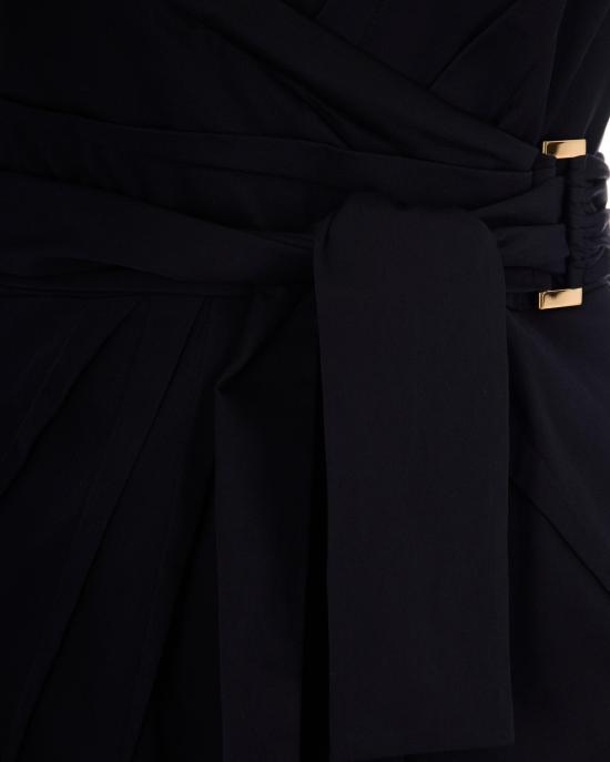 26SS 엘리자베타프랜치 미디 원피스 8053686828866 BLACK - ELISABETTA FRANCHI