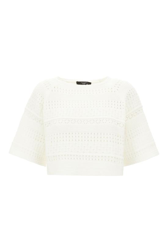 26SS 위켄드막스마라 반팔 티셔츠 WKIORCHE 001 Avorio