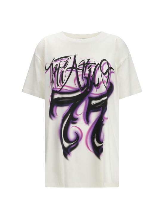 26SS 디 아티코 반팔 티셔츠 260WCT00353JJJ025GR 445 WHITE
