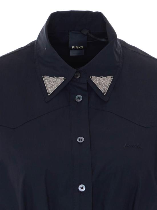 26SS 핑코 미디 원피스 106827A2LDZ99 Black - PINKO
