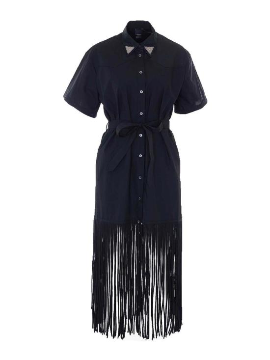 26SS 핑코 미디 원피스 106827A2LDZ99 Black