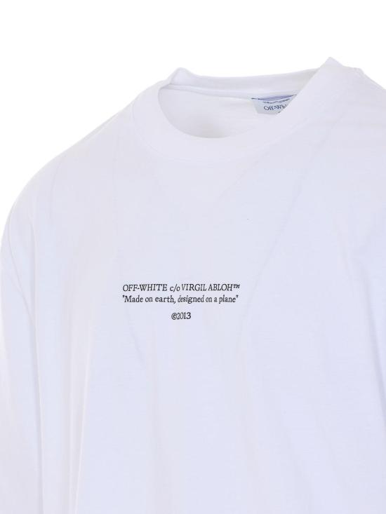 26SS 오프화이트 반팔 티셔츠 OMAA120S26JER00710100 White - OFF WHITE