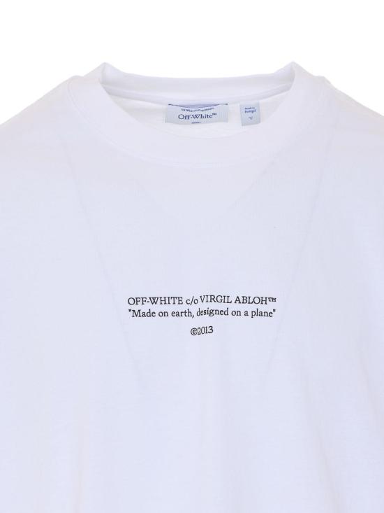 26SS 오프화이트 반팔 티셔츠 OMAA120S26JER00710100 White - OFF WHITE