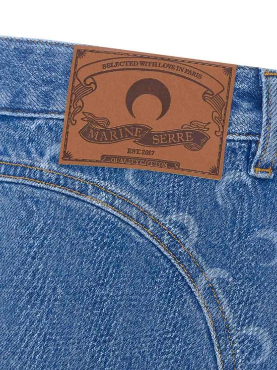 26SS 마린세르 데님 스커트 WSK135ACDEN0002BL05 Blue - MARINE SERRE
