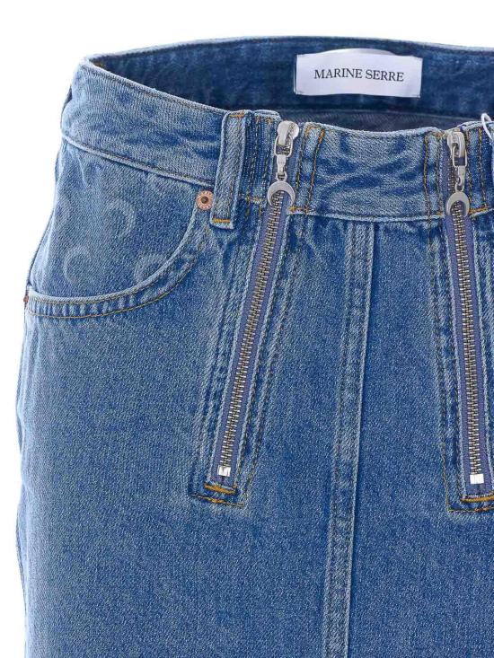 26SS 마린세르 데님 스커트 WSK135ACDEN0002BL05 Blue - MARINE SERRE