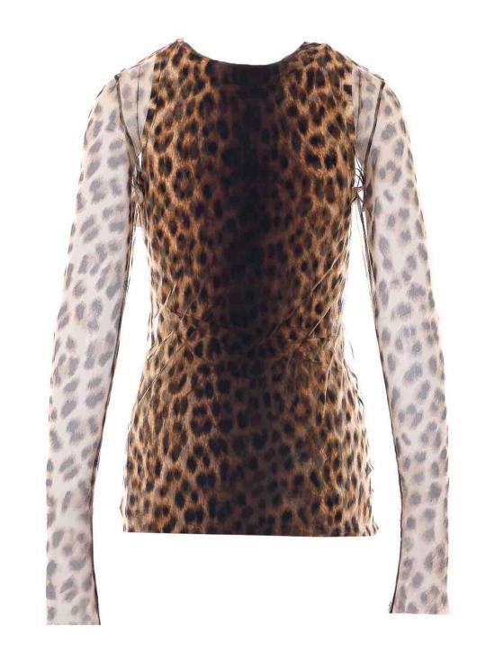 26SS 스포트막스 긴팔 티셔츠 2612941072600001 Brown - SPORTMAX