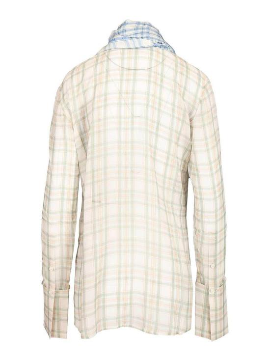 26SS 아크네 스튜디오 실크 스카프 블라우스 AC0816AM2 Green - ACNE STUDIOS