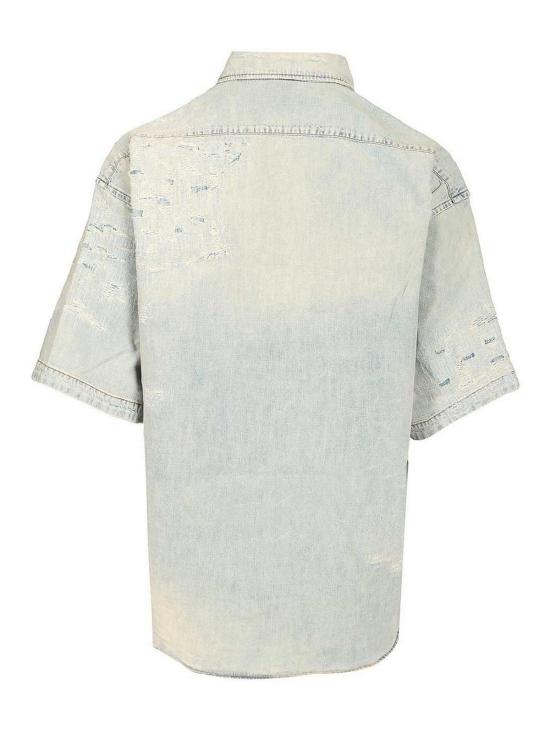 26SS 아크네 스튜디오 멘디드 데님 셔츠 BB0679228 - ACNE STUDIOS