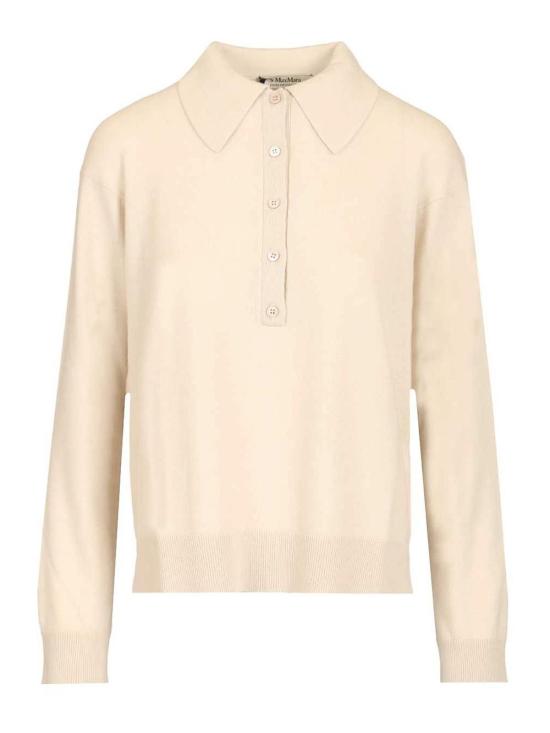 26SS 에스막스마라 폴로 티셔츠 261936106160003E18 Beige