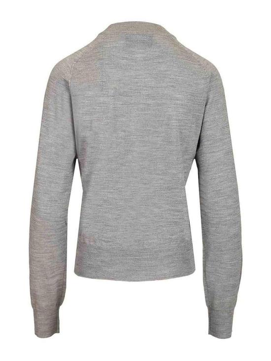 26SS 아미 ADC 울 크루넥 가디건 FKC386KN00390504 Grey - AMI