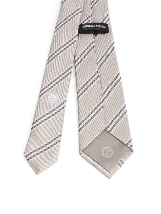 26SS 조르지오 아르마니 넥타이 GM000802TE20407F8039 Beige - GIORGIO ARMANI
