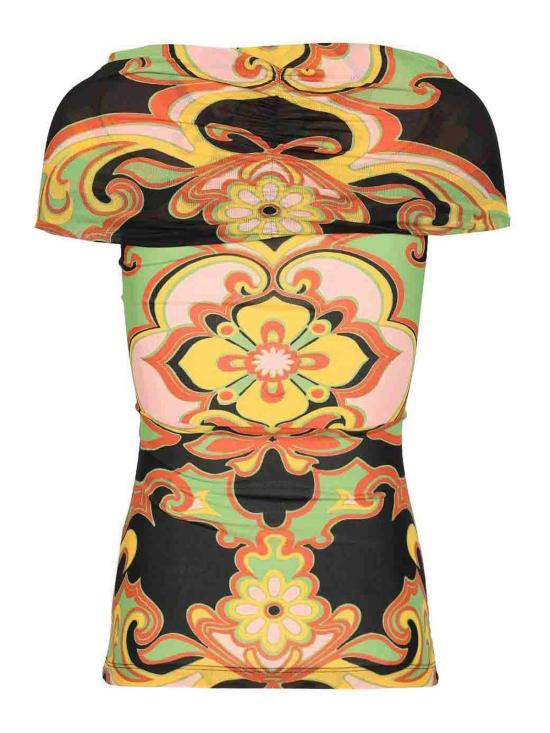 26SS 에트로 반팔 티셔츠 WRJA019399IAS76X0812 Multicolour - ETRO