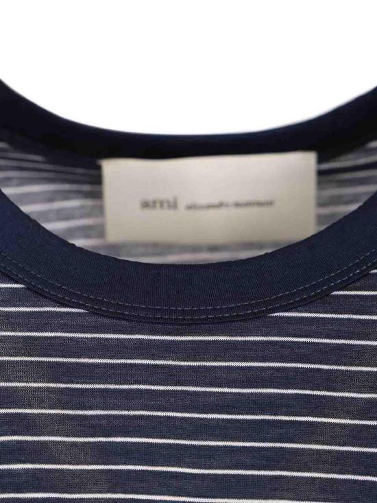26SS 아미 ADC 패치 클래식 핏 반팔 티셔츠 FTS373JE0212A044 Blue - AMI