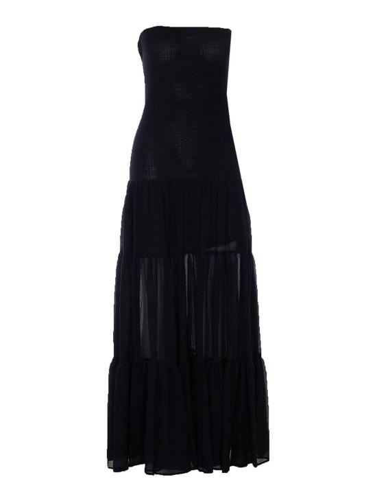 26SS 핑코 롱 원피스 107015A3D1Z99 Black