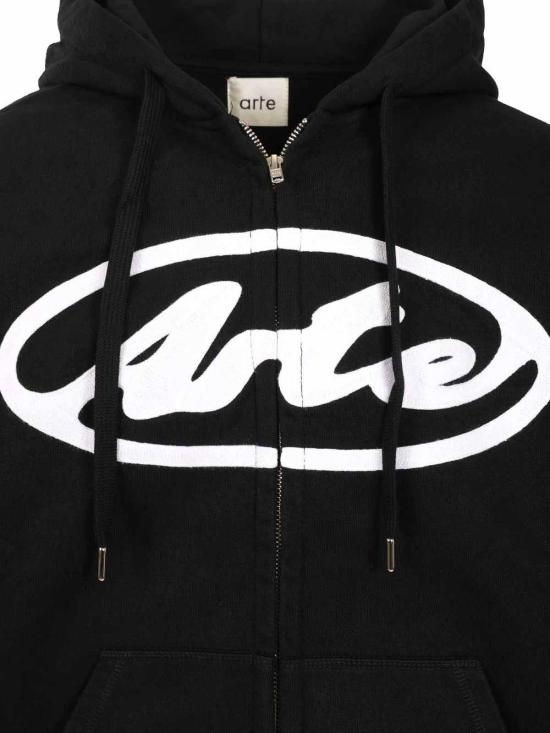 26SS 아르떼 앤트워프 후드 티셔츠 SS26146HJ1 Black - ARTE ANTWERP