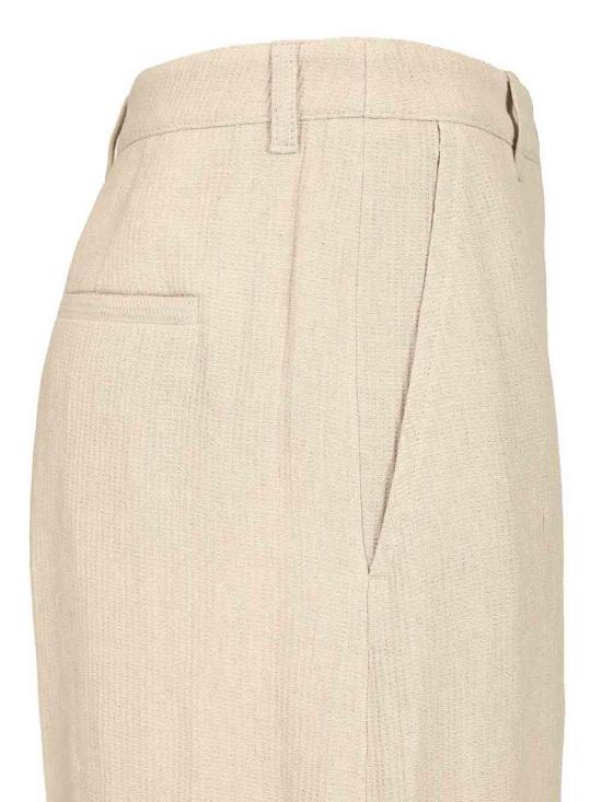 26SS 엠포리오 아르마니 수트 팬츠 EW004375TE15797F1125 Beige - EMPORIO ARMANI