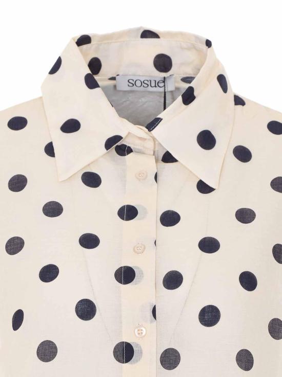 26SS 소수 블라우스 MS1254BLA White - SOSUE