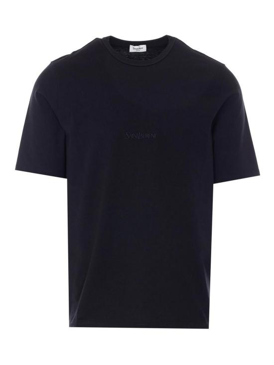 26SS 생로랑 반팔 티셔츠 857461Y37XE100 Black