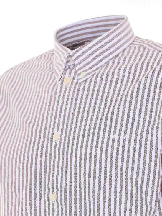 26SS 엔엔07 긴팔 셔츠 2525910247TERRACOTTASTRIPE Brown - NN07