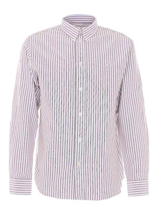 26SS 엔엔07 긴팔 셔츠 2525910247TERRACOTTASTRIPE Brown