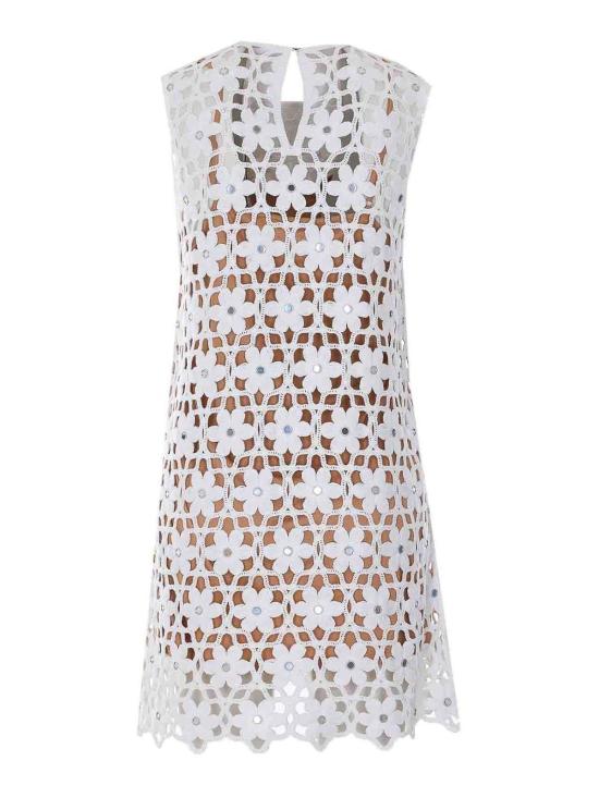 26SS 마이클 코어스 숏 원피스 MS683CWKNE100 White - MICHAEL KORS