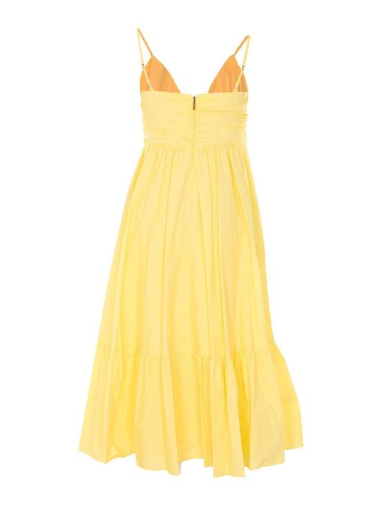 26SS 마이클 코어스 미디 원피스 MS683DHKLZ744 Yellow - MICHAEL KORS