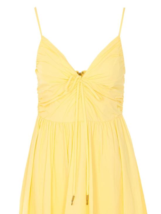 26SS 마이클 코어스 미디 원피스 MS683DHKLZ744 Yellow - MICHAEL KORS