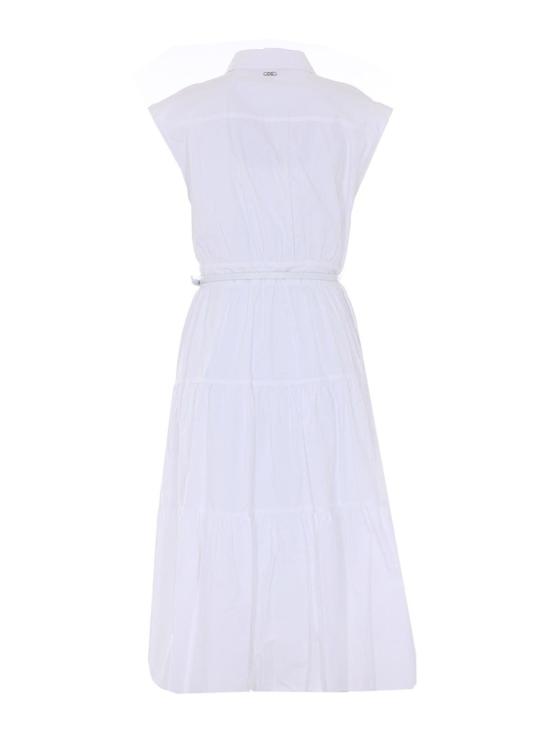 26SS 마이클 코어스 미디 원피스 MS683I5KLZ100 White - MICHAEL KORS