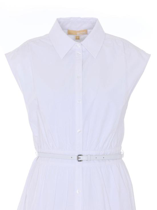 26SS 마이클 코어스 미디 원피스 MS683I5KLZ100 White - MICHAEL KORS