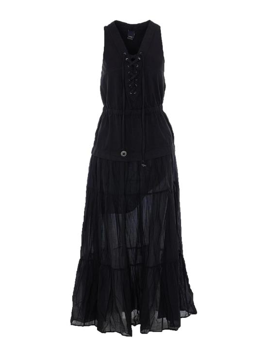 26SS 핑코 롱 원피스 106822A3AXZ99 Black