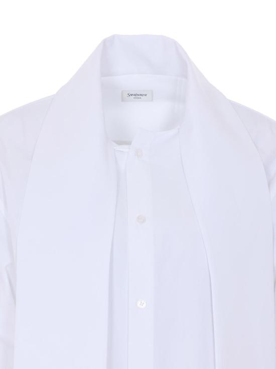26SS 생로랑 블라우스 865302Y1H489000 White - SAINT LAURENT