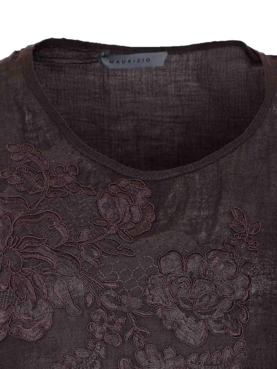 26SS 마우리지오 페코라로 블라우스 W08221081CHOCOLATE Brown - MAURIZIO PECORARO