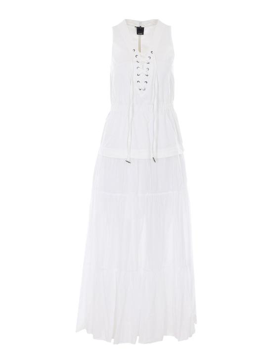 26SS 핑코 롱 원피스 106822A3AXZ05 White